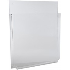 Wall Mount Brochure Holder 5" W x 9" H, 1/8" Acrylic