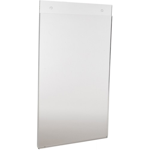 Wall Mount Sign Holder 3 1/2" W x 5 1/2" H, 1/8" Acrylic