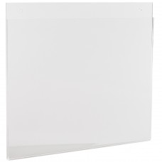 Wall Mount Sign Holder 11" W x 7" H, 1/8" Acrylic