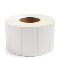 Label 4" X 2" TT 3" CORE PERM ADH. PERFED  3000/RL