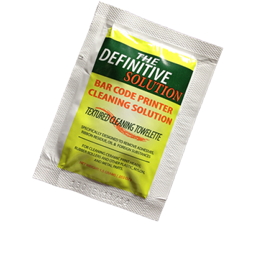 DEFINITIVE SOLUTION WIPES (25/BX,30BX/CS)
